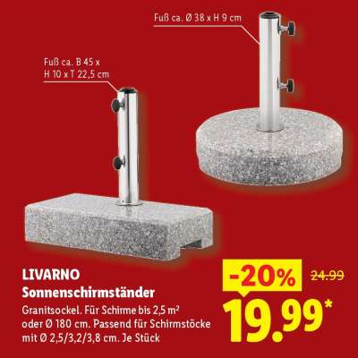 Livarno Sonnenschirmständer