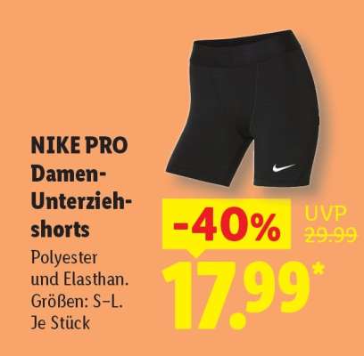 NIKE PRO Damen-Unterziehshorts