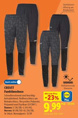 CRIVIT Funktionshose