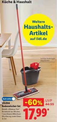 Vileda Bodenwischer-Set