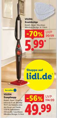 Vileda Dampfmopp
