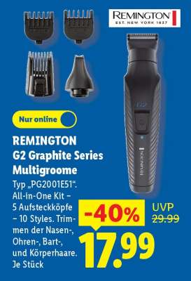 REMINGTON G2 Graphite Series Multigroome