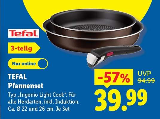 TEFAL Pfannenset