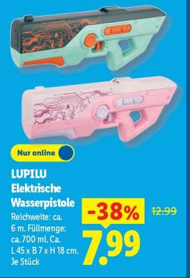 LUPILU Elektrische Wasserpistole
