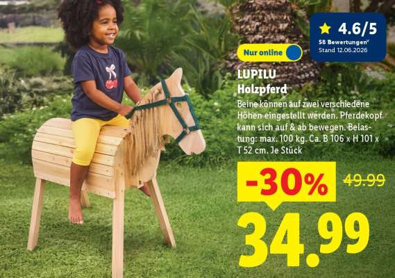 LUPILU Holzpferd