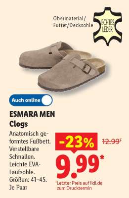 ESMARA MEN Clogs