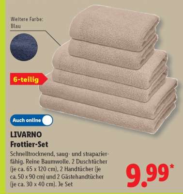 Livarno Frottier-Set