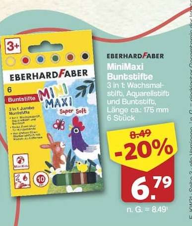 Eberhard Faber MiniMaxi Buntstifte
