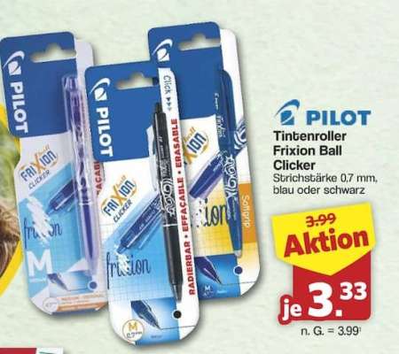 PILOT FRIXION BALL & CLICKER
