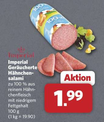Imperial Geräucherte Hähnchensalami