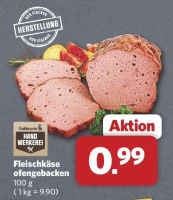 Fleischkäse ofengebacken