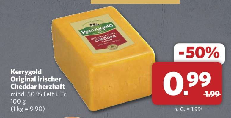 Kerrygold Original irischer Cheddar herzhaft