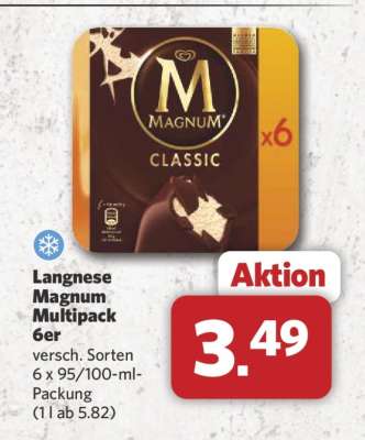 Langnese Magnum Multipack 6er