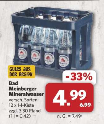 Bad Meinberger Mineralwasser