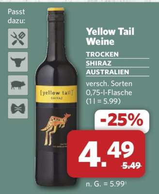 Yellow Tail Weine
