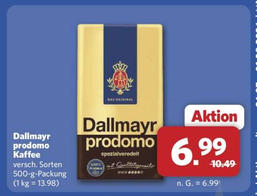 Dallmayr prodomo Kaffee