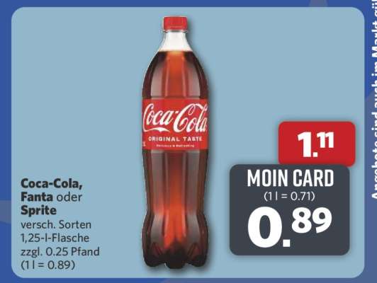 Coca-Cola, Fanta oder Sprite
