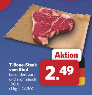 T-Bone-Steak vom Rind