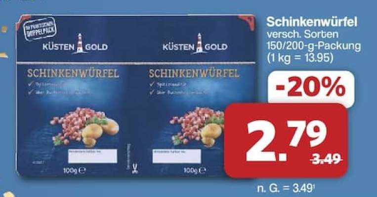 Schinkenwürfel