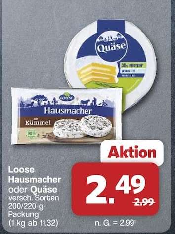 Loose Hausmacher oder Quäse