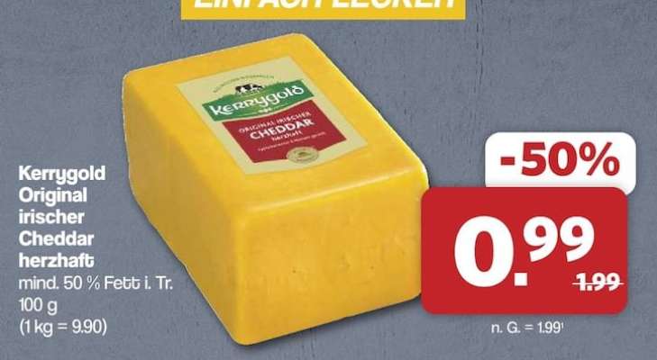 Kerrygold Original irischer Cheddar herzhaft