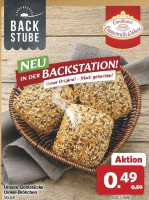 Unsere Goldstücke Dinkel-Brötchen