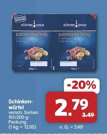 Schinkenwürfel