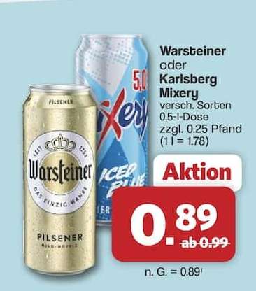 Warsteiner oder Karlsberg Mixery