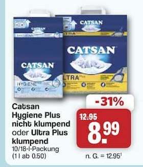Catsan Hygiene Plus nicht klumpend oder Ultra Plus klumpend
