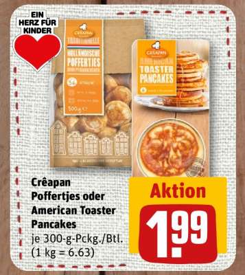 Crêapan Poffertjes oder American Toaster Pancakes