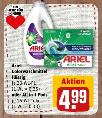 Ariel Colorwaschmittel