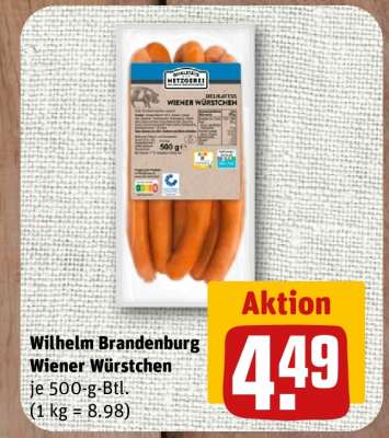 Wilhelm Brandenburg Wiener Würstchen