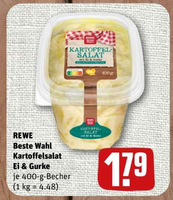 REWE Beste Wahl Kartoffelsalat Ei & Gurke