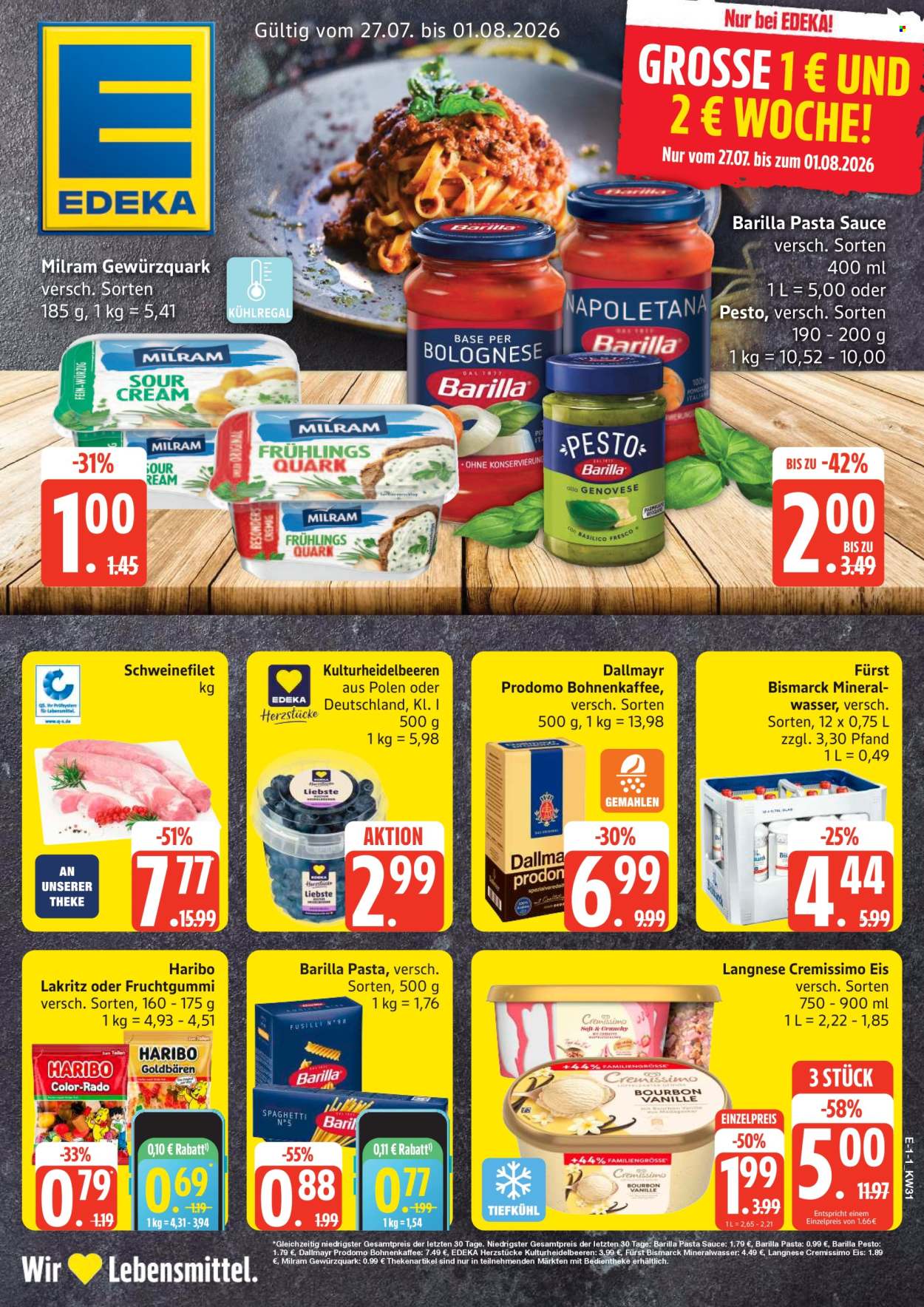Edeka Prospekte  - 27.07.2026 - 1.08.2026. Seite 1
