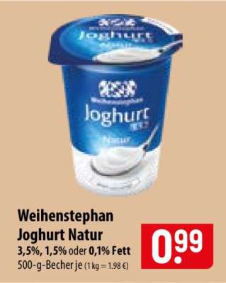 Weihenstephan Joghurt natur