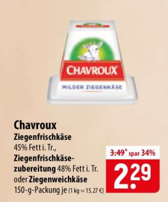 CHAVROUX Ziegenfrischkäse