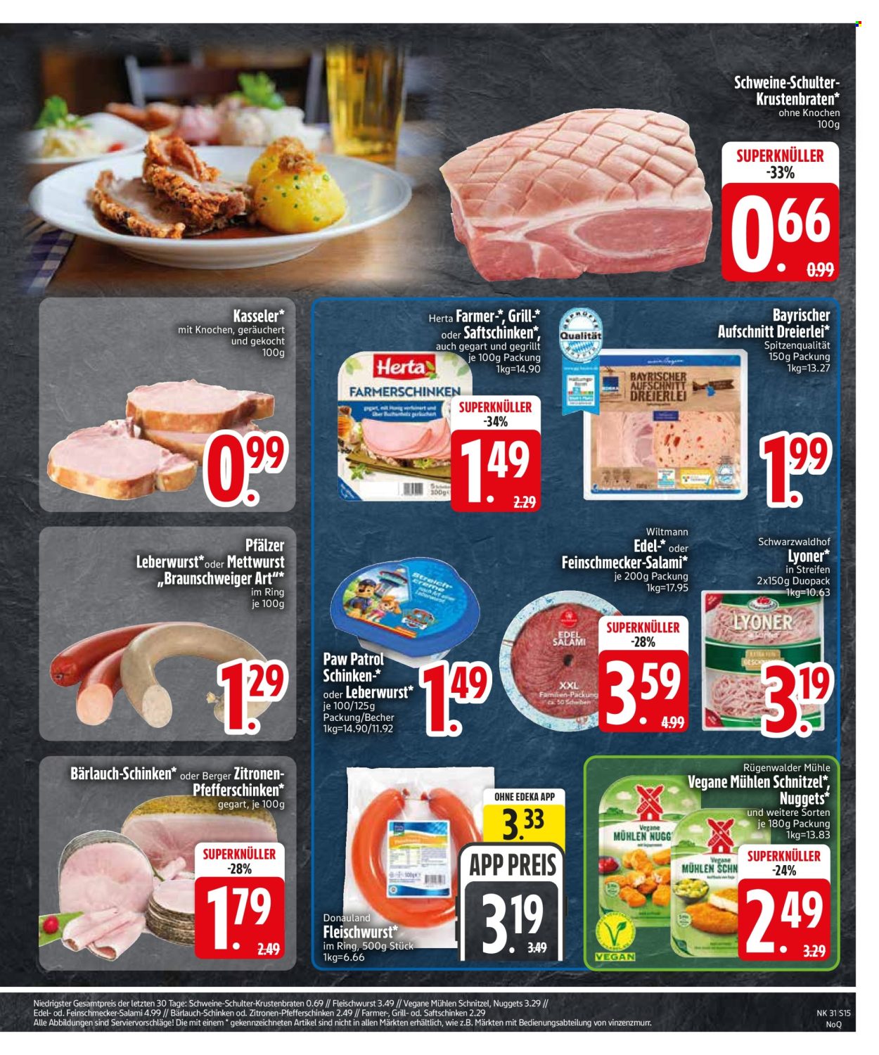 Leták Edeka - 27.7.2026 - 1.8.2026. Strana 17