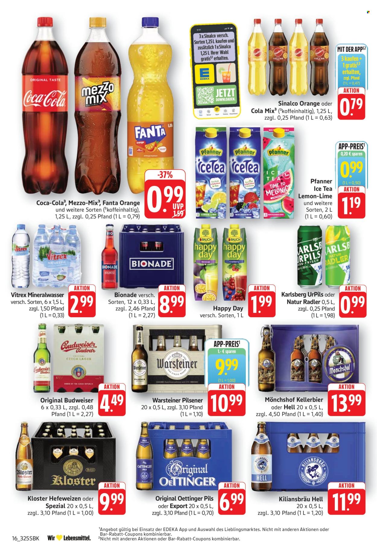 Leták Edeka - 27.7.2026 - 1.8.2026. Strana 16