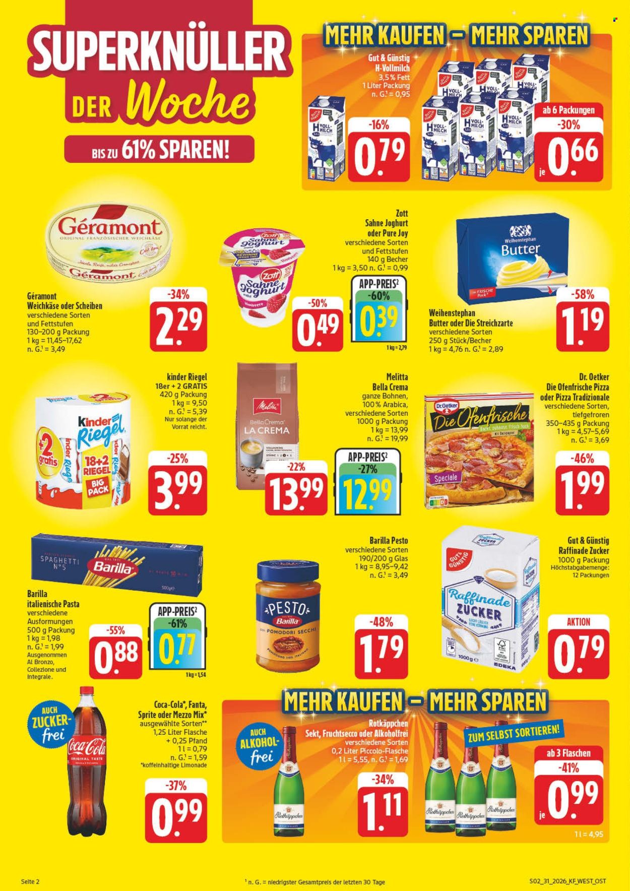 Leták Edeka - 27.7.2026 - 1.8.2026. Strana 2