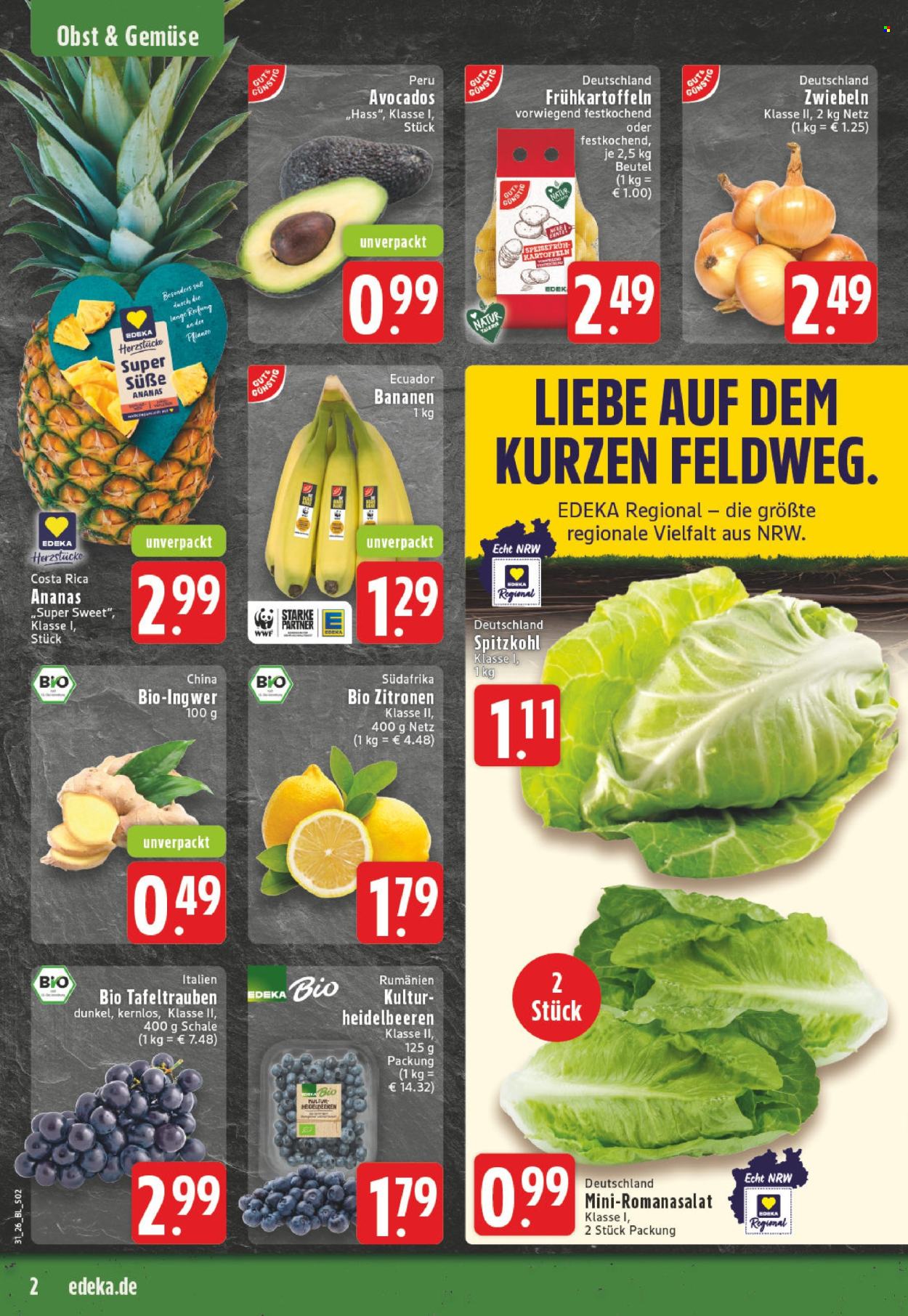 Leták Edeka - 27.7.2026 - 1.8.2026. Strana 2