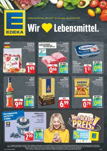 Leták Edeka - 27.7.2026 - 1.8.2026.