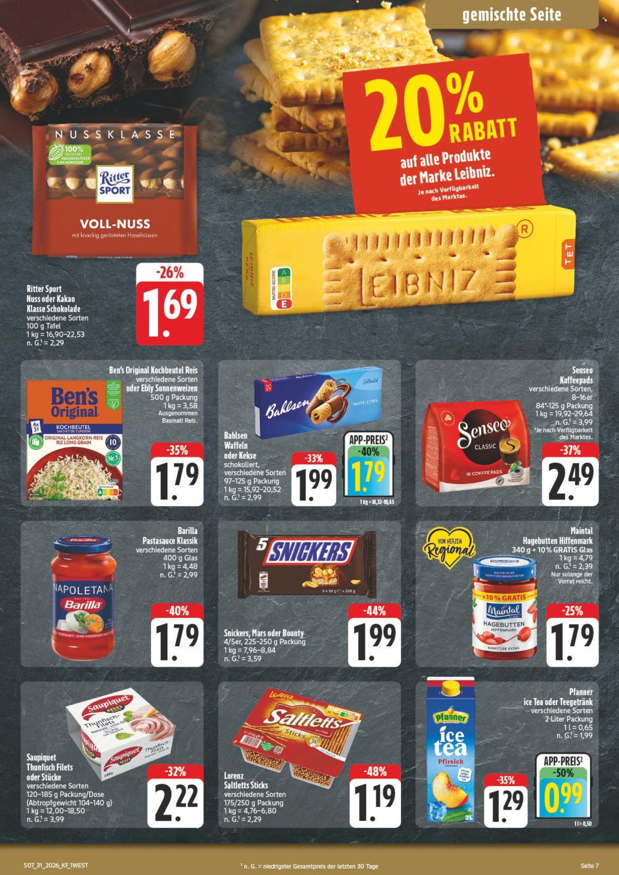 Leták Edeka - 27.7.2026 - 1.8.2026. Strana 7