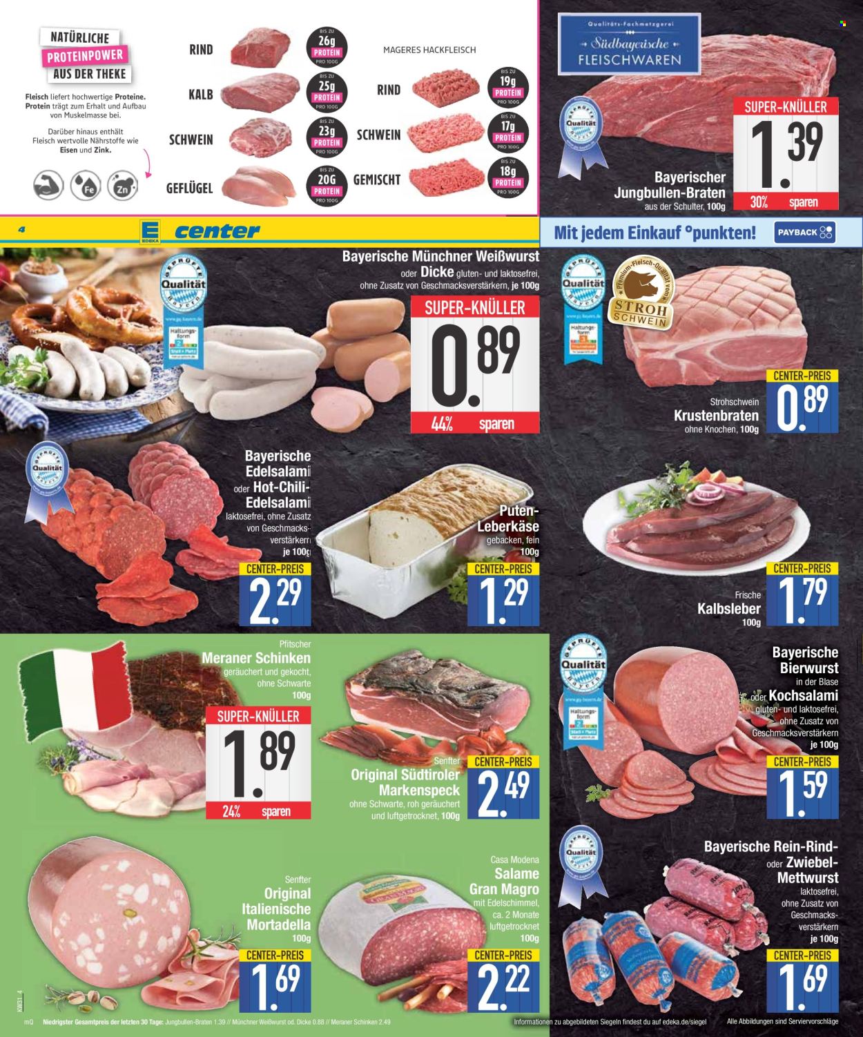 Leták Edeka - 27.7.2026 - 1.8.2026. Strana 4