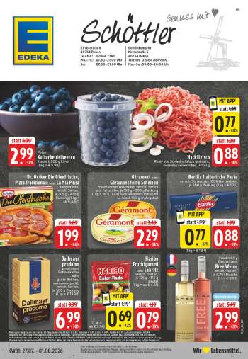 Prospekte Edeka - 27.07.2026 - 1.08.2026.