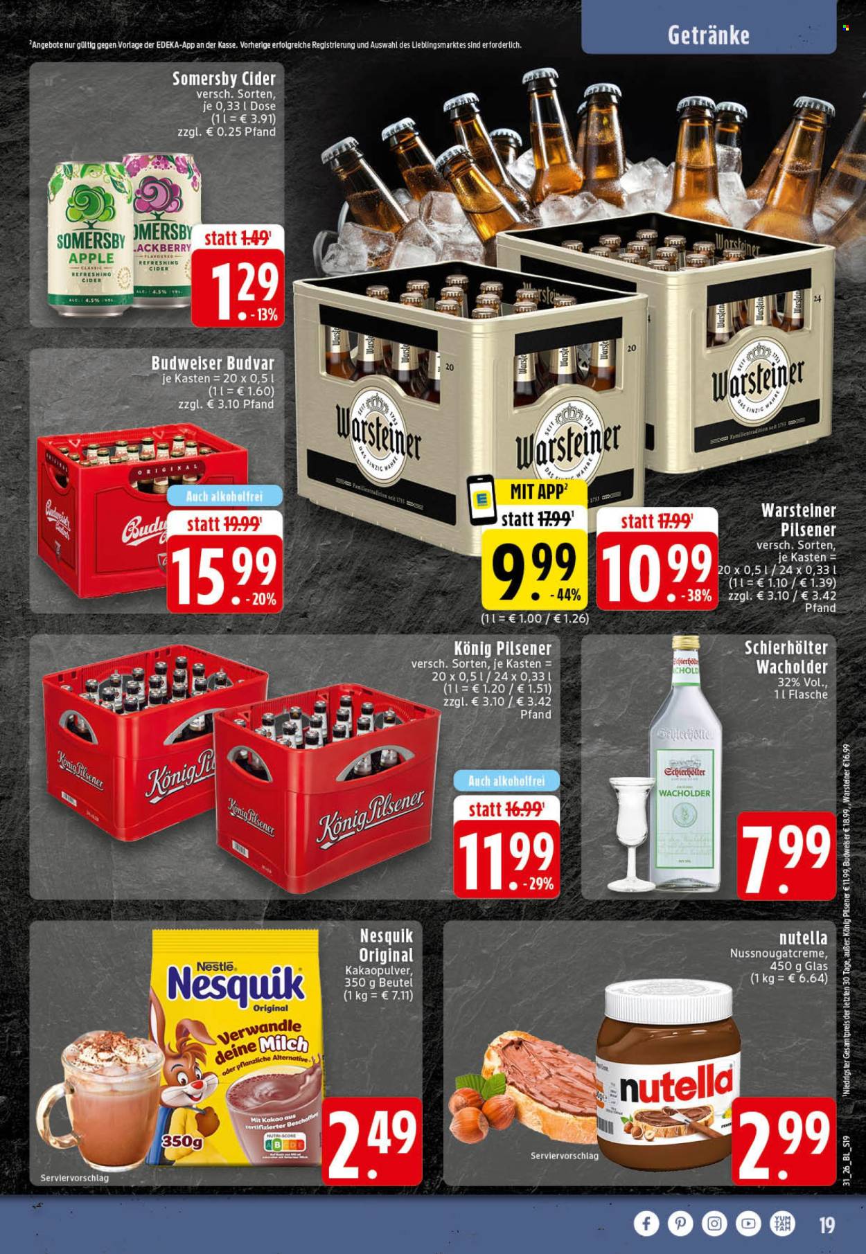Leták Edeka - 27.7.2026 - 1.8.2026. Strana 19