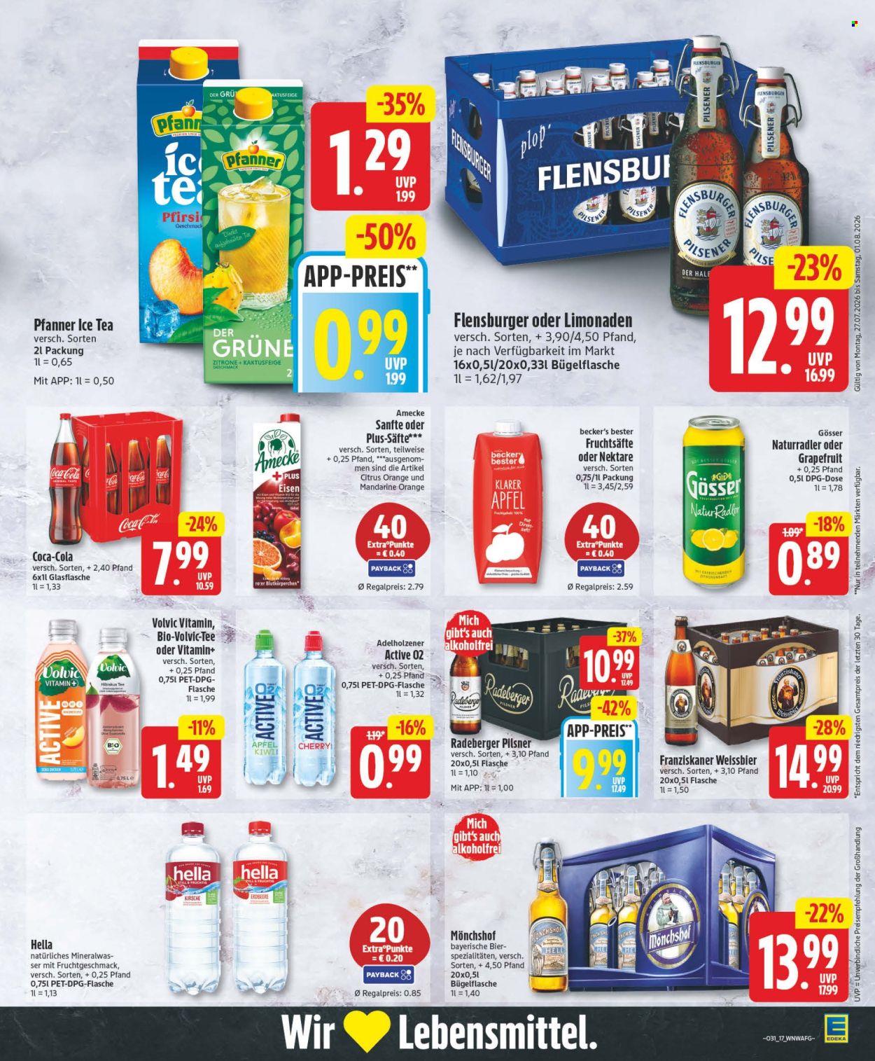 Leták Edeka - 27.7.2026 - 1.8.2026. Strana 17