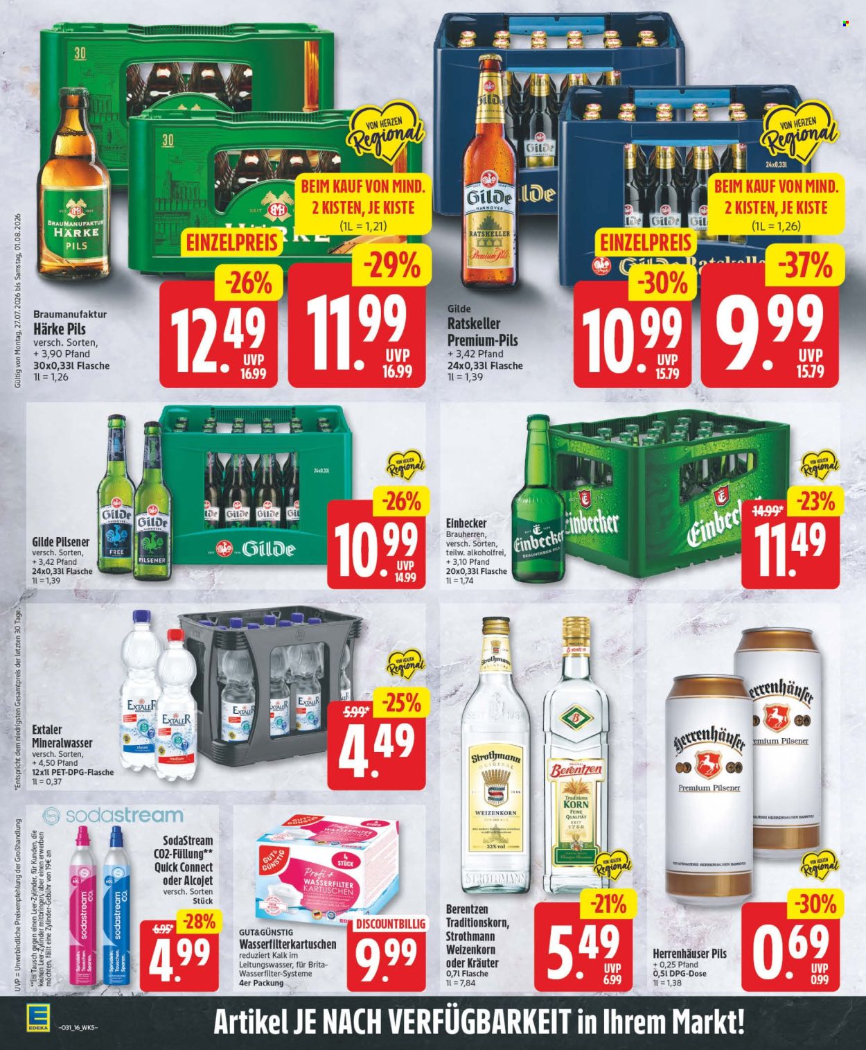 Leták Edeka - 27.7.2026 - 1.8.2026. Strana 16
