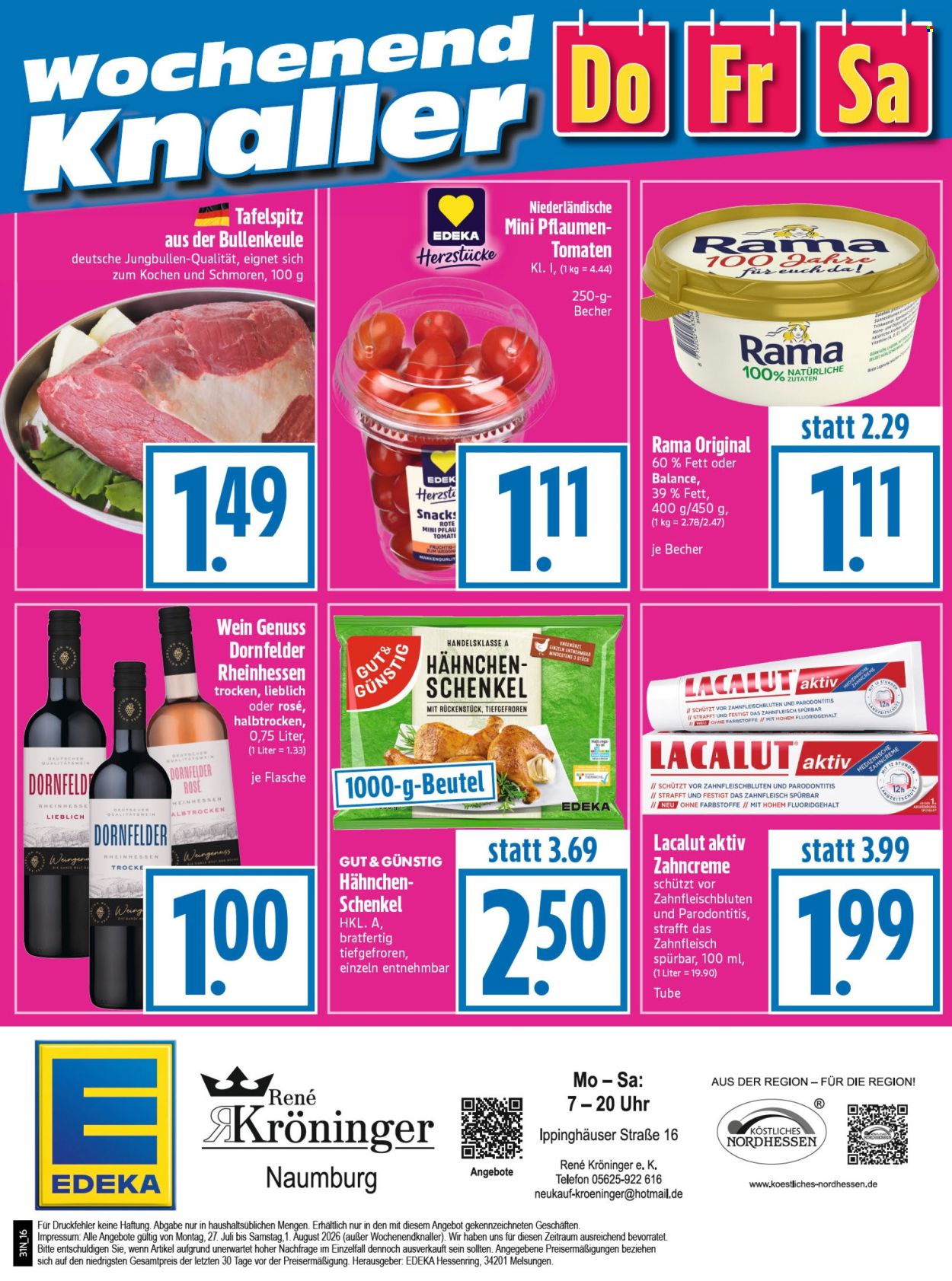 Leták Edeka - 27.7.2026 - 1.8.2026. Strana 18