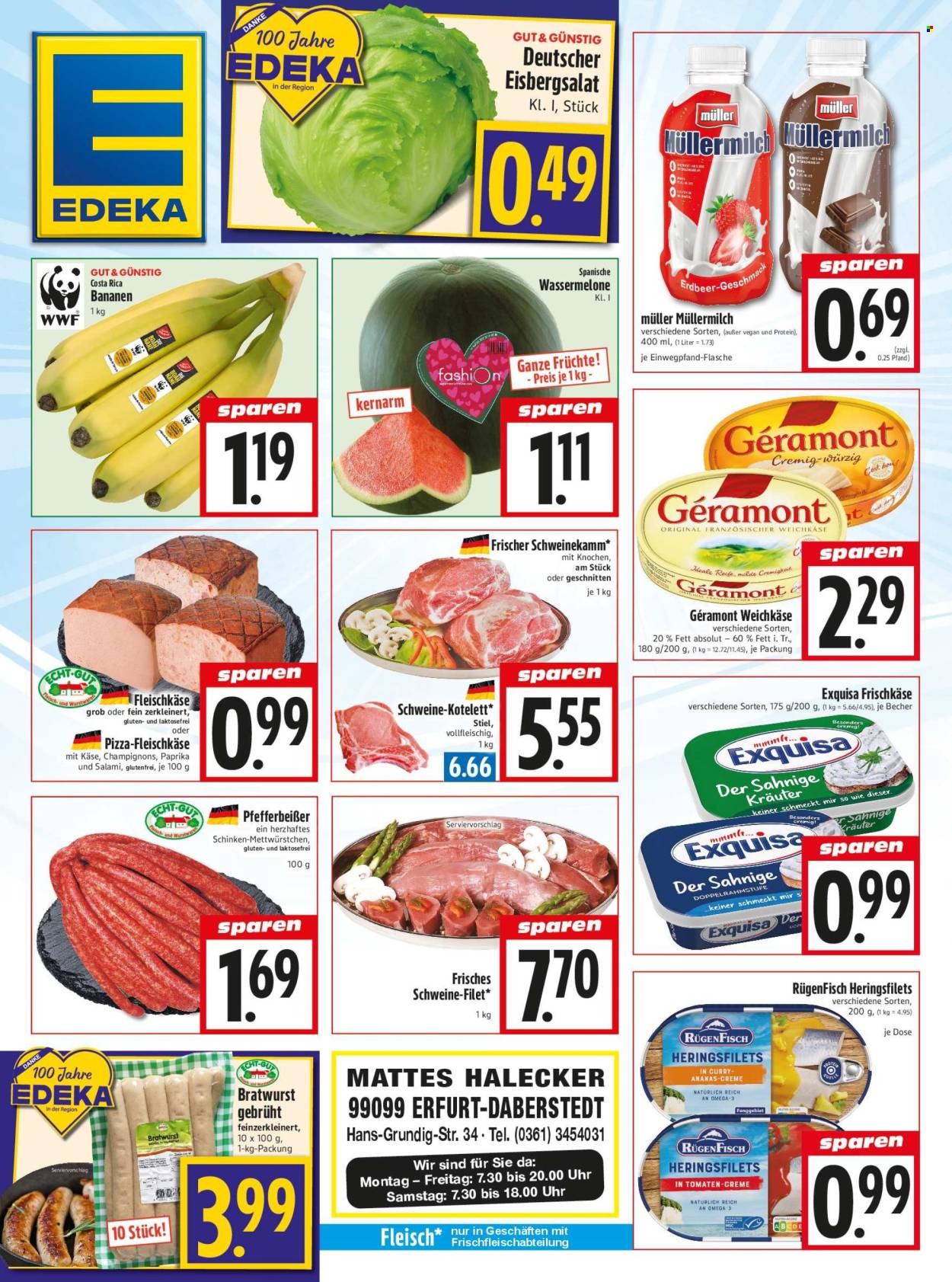 Leták Edeka - 27.7.2026 - 1.8.2026. Strana 1