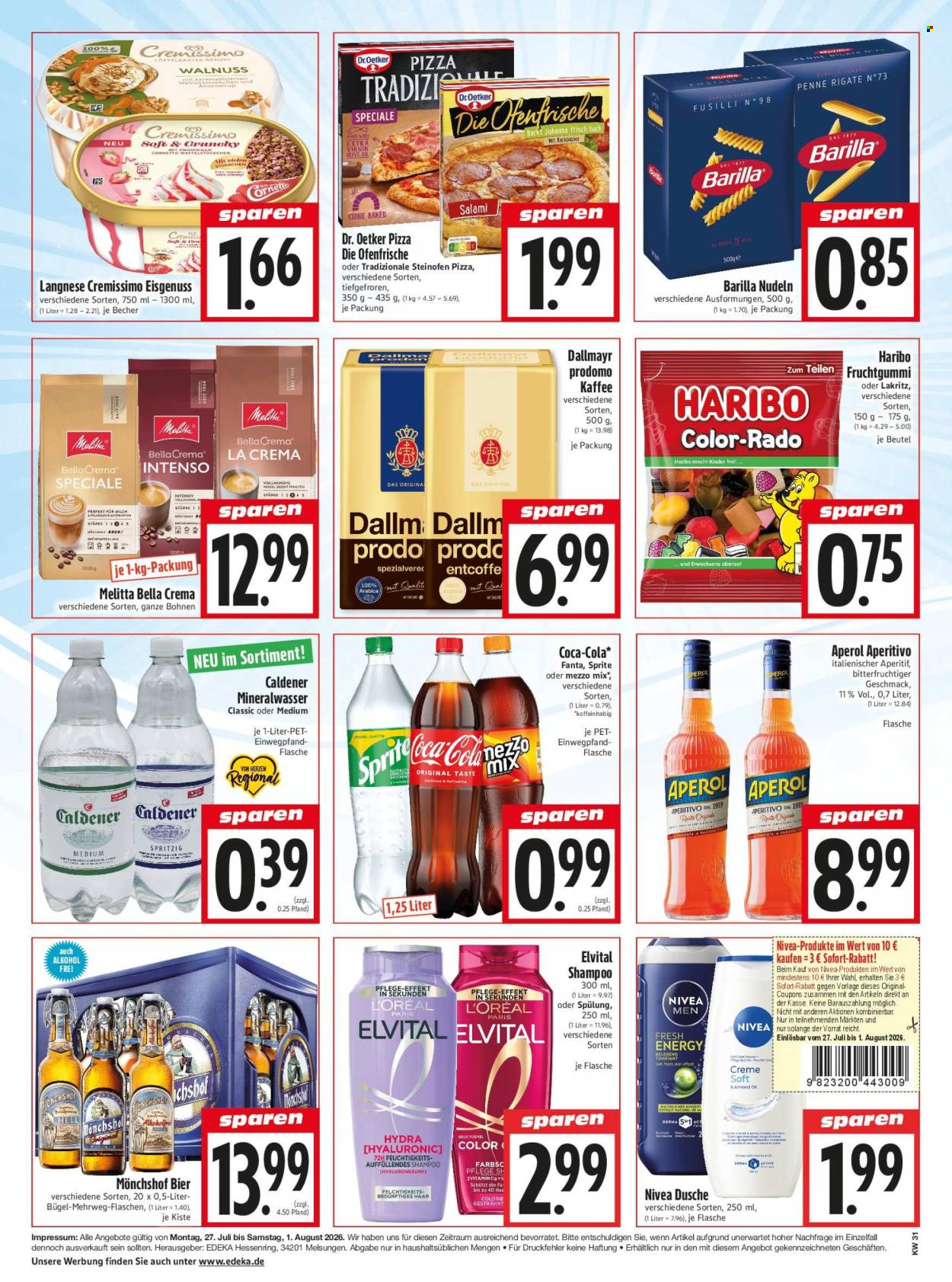 Leták Edeka - 27.7.2026 - 1.8.2026. Strana 2